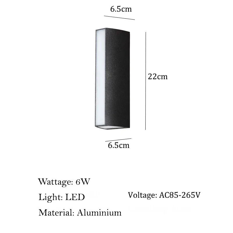 Modern LED Outdoor Wall Light