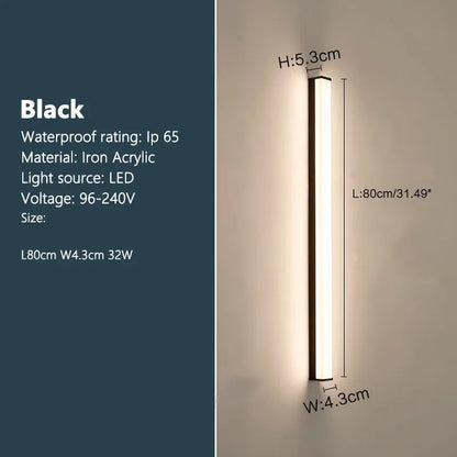 Modern Waterproof LED Wall Light