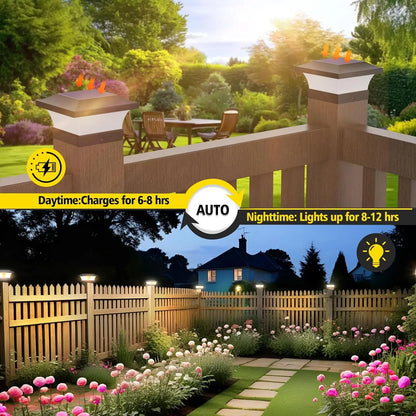 Solar Post Cap Light