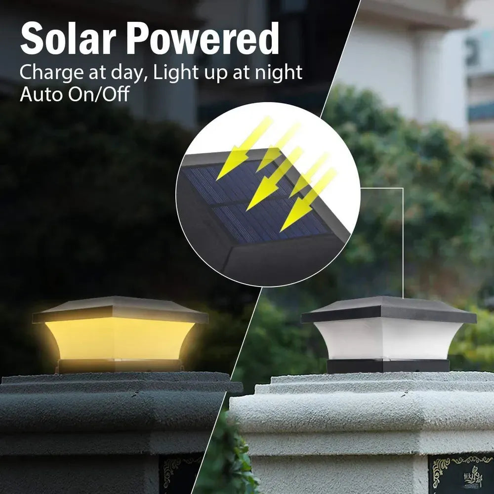 Solar Post Cap Light