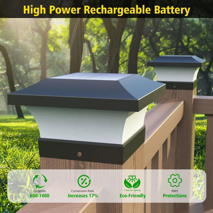 Solar Post Cap Light